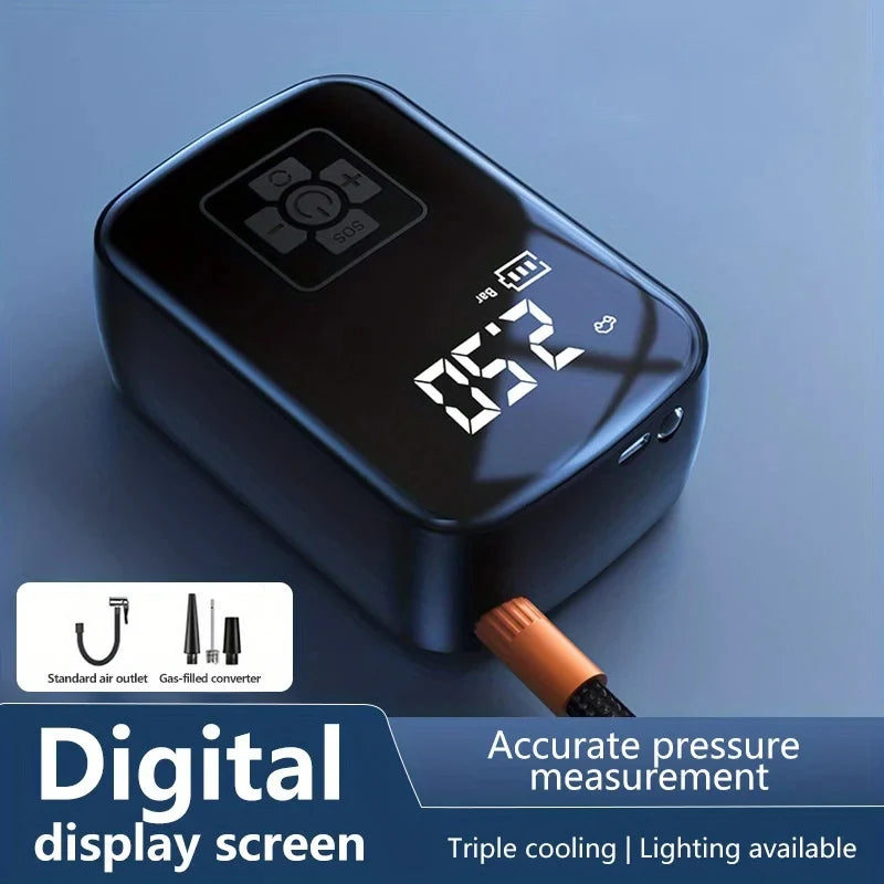 Air Pump: Compressor 12V 150PSI Electric Wireless Portable Inflator