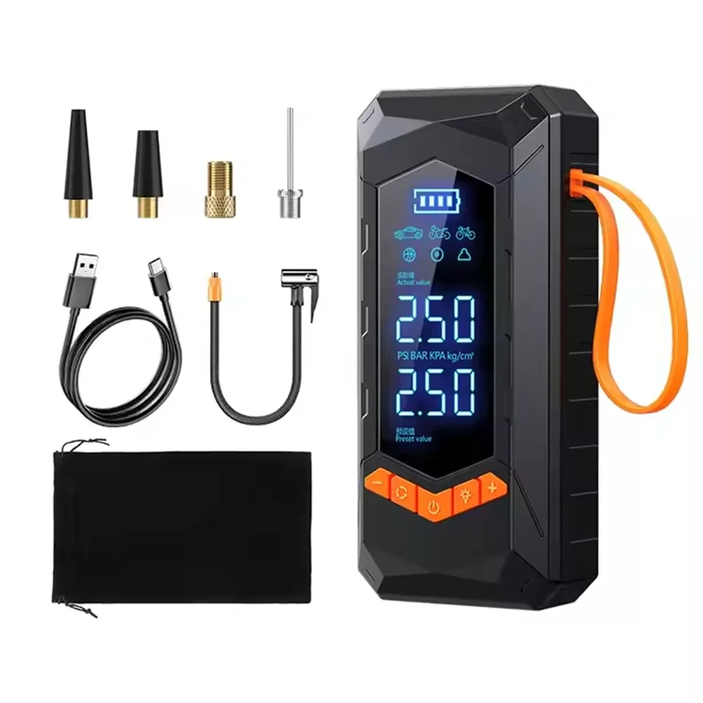 Wired/Wireless Air Pump: Inflator 250psi Compressor