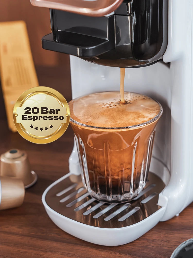 HiBREW Multiple Capsule Coffee Machine, Hot/Cold: 5 in 1