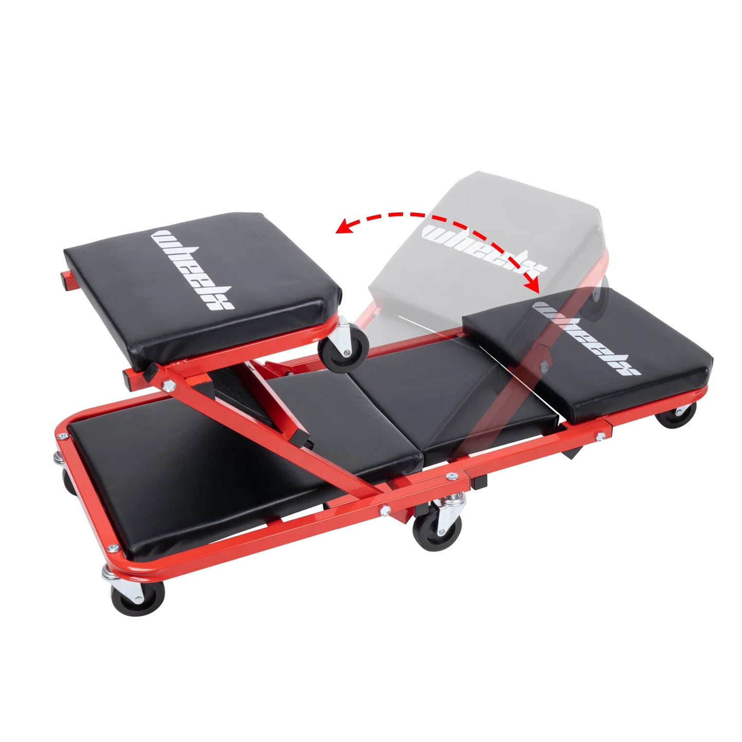 3-in-1 Rolling Mechanic Creeper + Z Seat