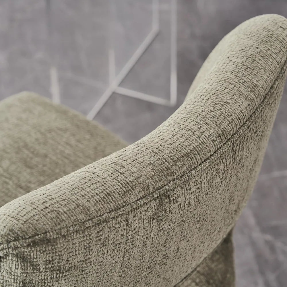 Modern Fabric Upholstered Dining Room Chair Set of 2, 8 Colors