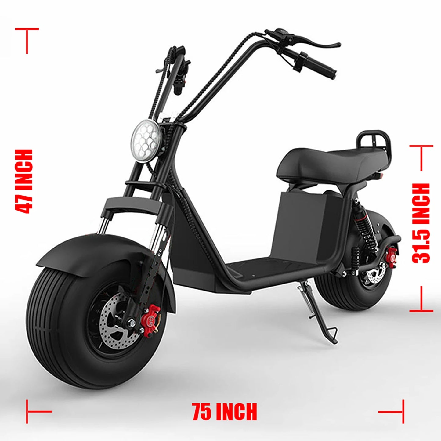 Electric All Terrain Scooter: Max Load 200kg 3000W E Chopper