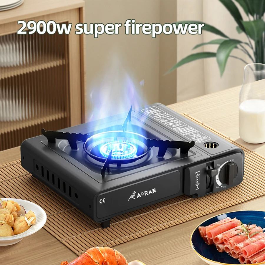 Card Stove, Outdoor Portable Card Stove, Gas, Suitable For Camping, Picnicking, Household Use