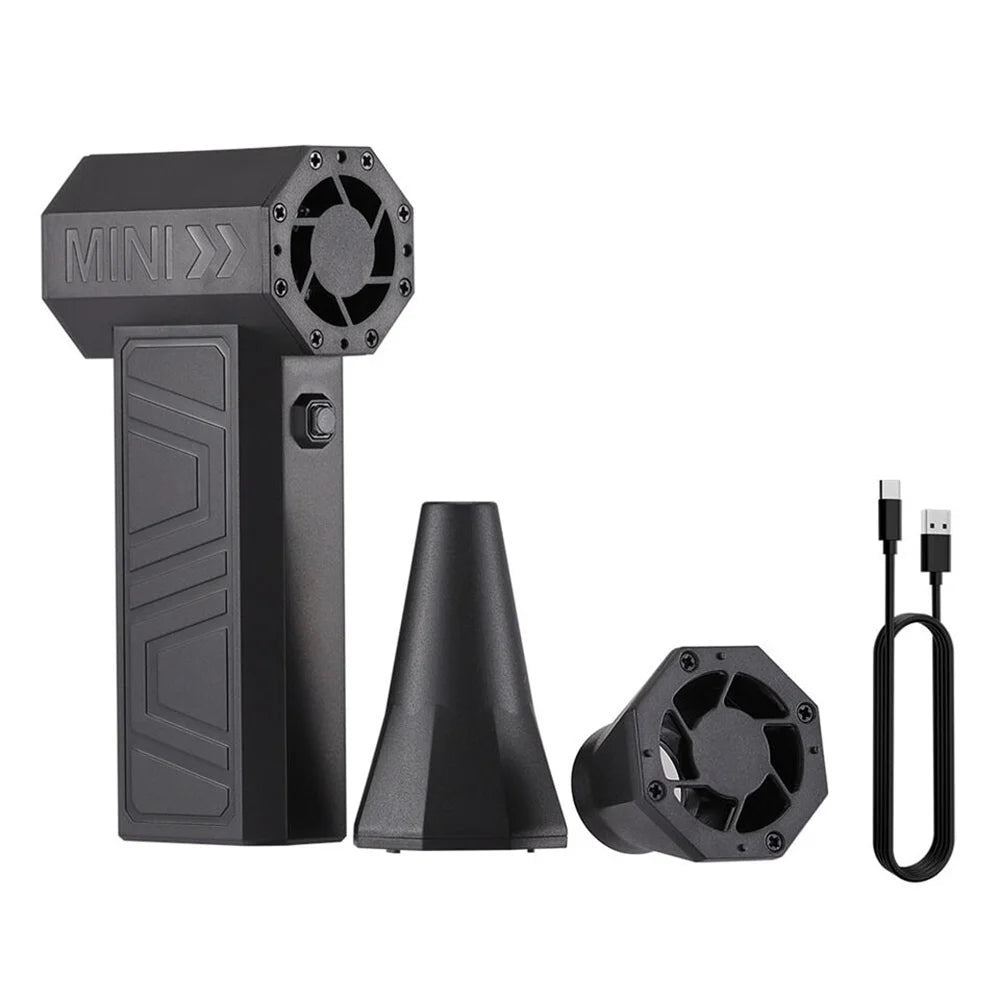 130000RPM Mini Turbo Jet Fan: Air Duster - Adjustable wind speed, Portable Turbo Violent Blower