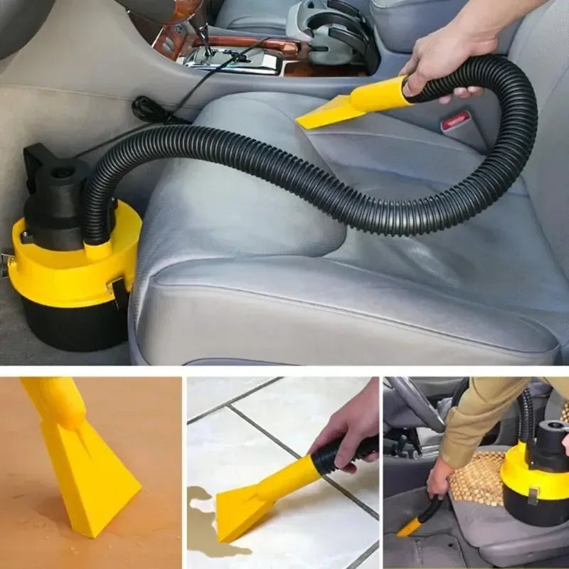 12V High Power Car Vacuum Cleaner: Wet and Dry, Cigarette Lighter Plug