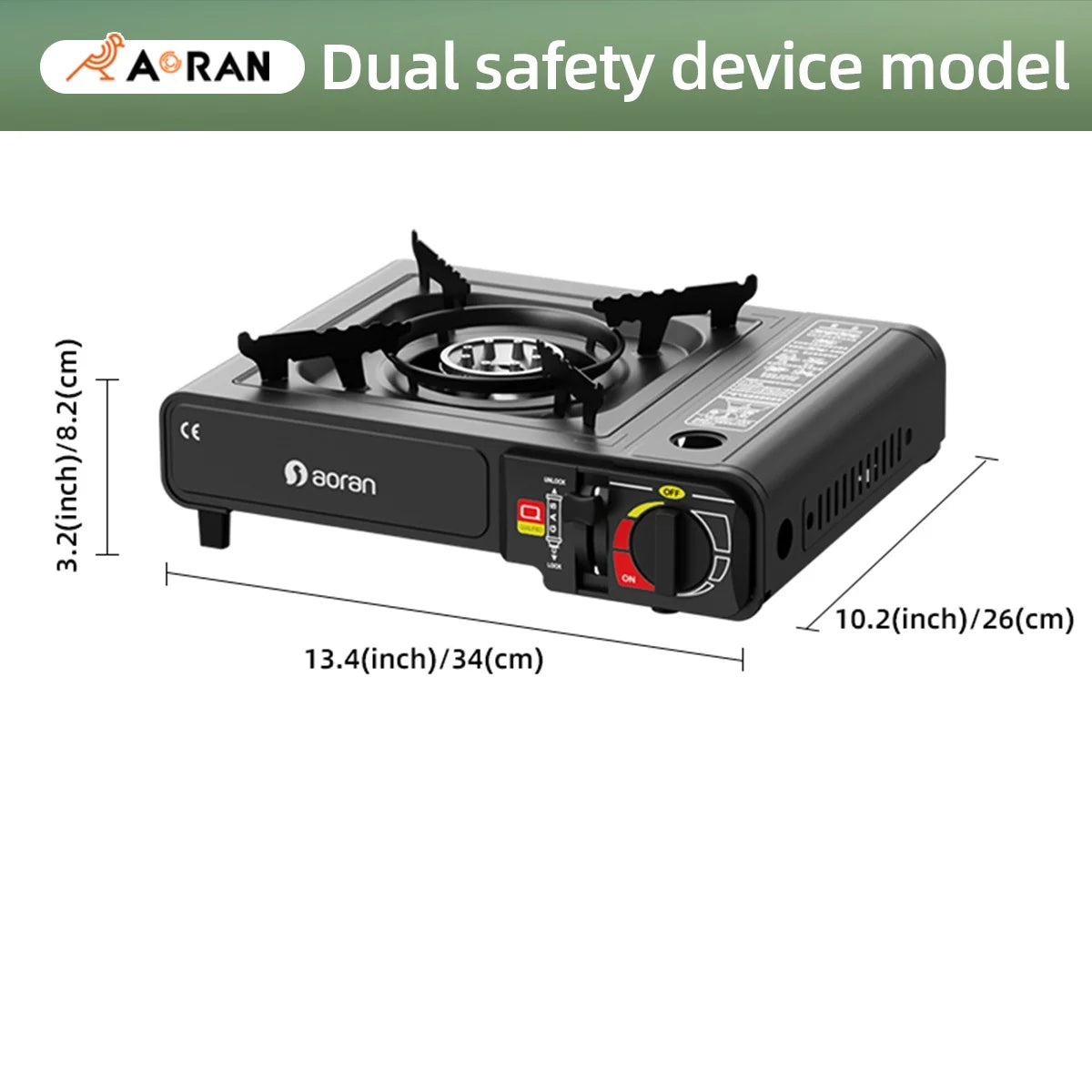 2900W High Fire Gas Stove Suitable for Outdoor, Camping