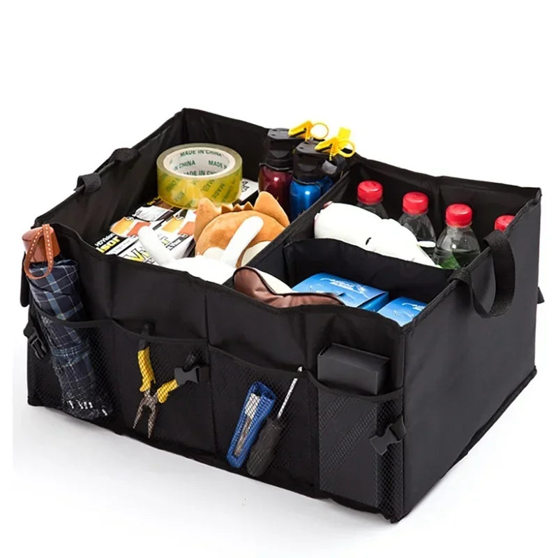Big Capacity Car Storage Box, Trunk Organizer - Eco-Friendly Super Durable Collapsible Cargo Storage