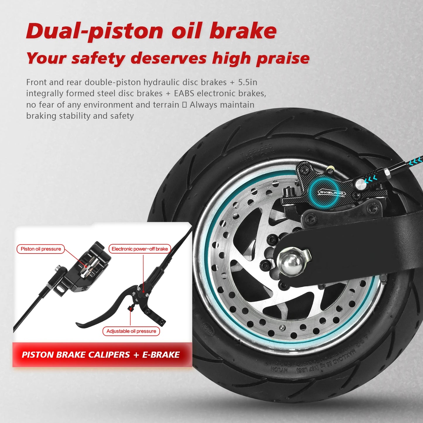 High-Speed Off-Road Electric Scooter: 3200W Dual Motor, Long Endurance, Foldable