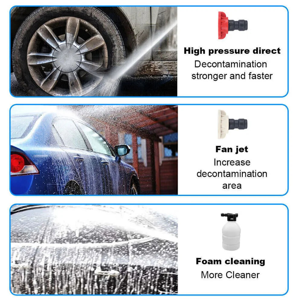 300W 30Bar Cordless High Pressure Car Washer, Pressure Washer: 12000mAh Battery