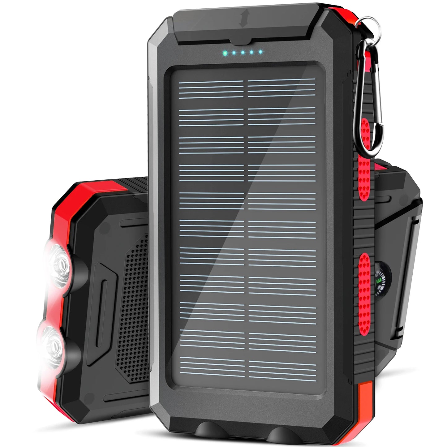 Waterproof Outdoor Solar Power Bank: 38800mAh Dual USB Charger