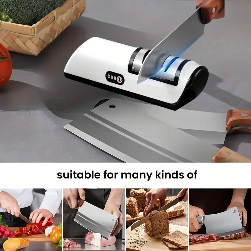 Home Appliance Kitchen Electric Knife Sharpener - Multifunctional Professional Electric Knife Sharpener