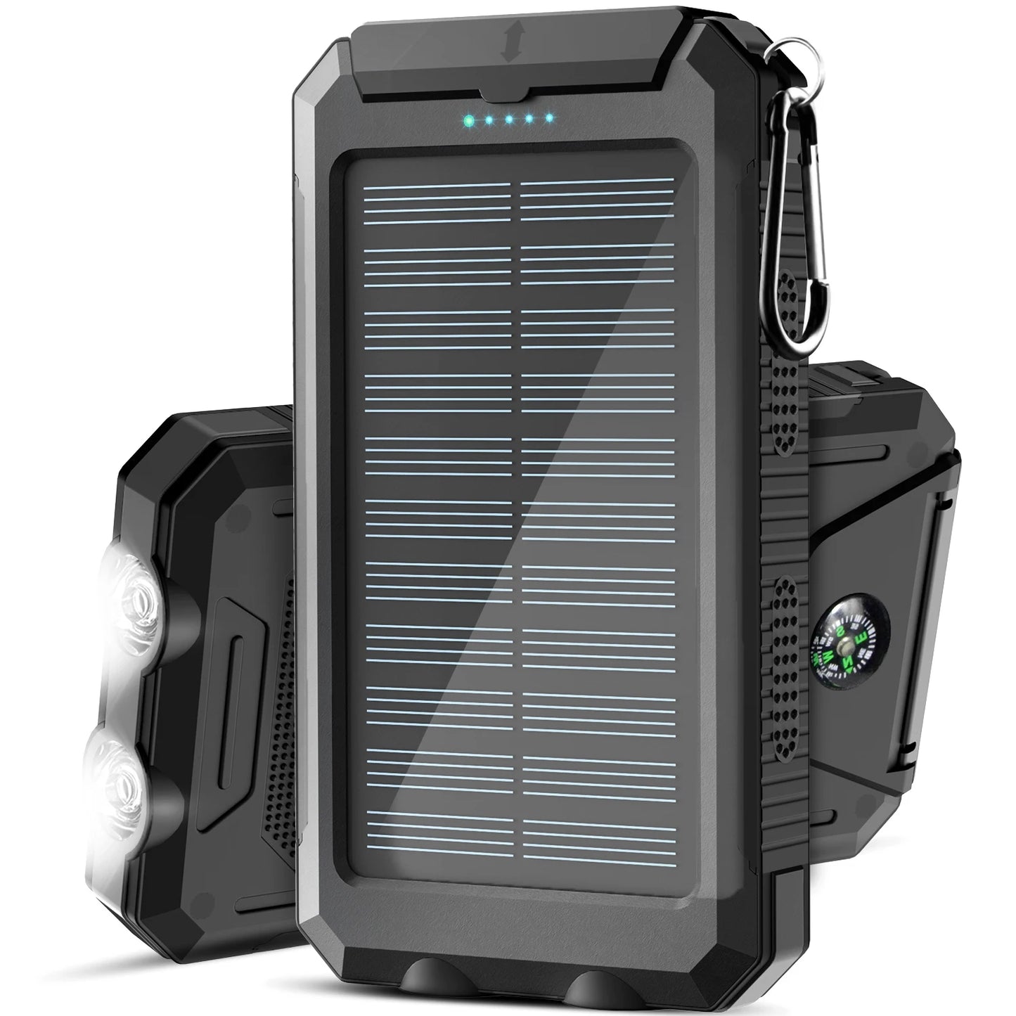 Waterproof Outdoor Solar Power Bank: 38800mAh Dual USB Charger