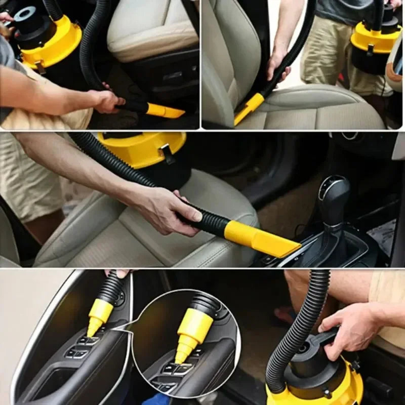 12V High Power Car Vacuum Cleaner: Wet and Dry, Cigarette Lighter Plug