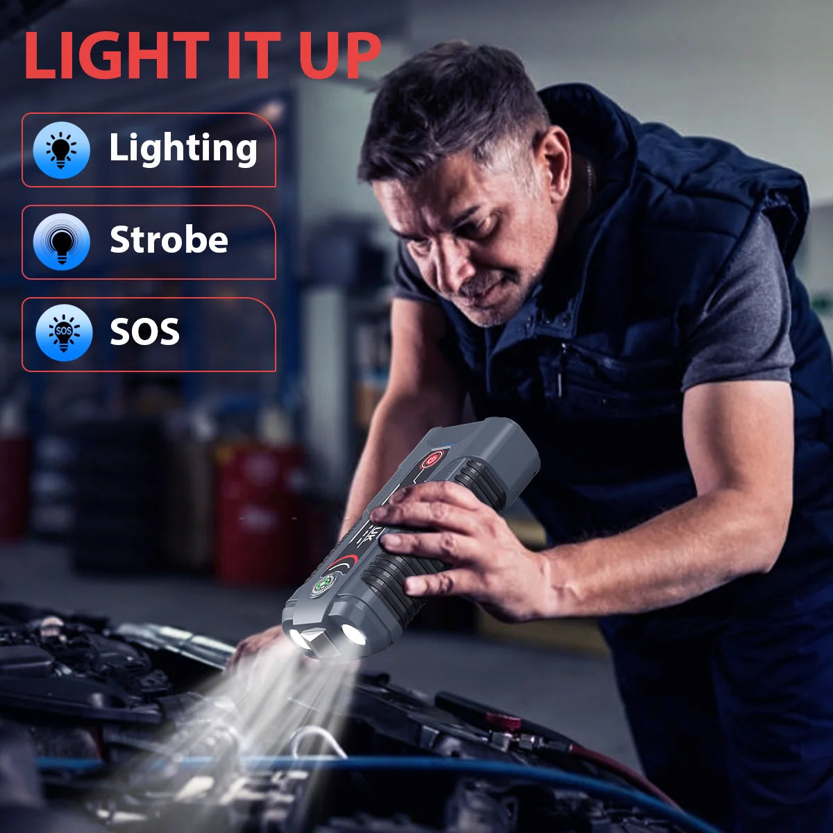 12V Portable Car Jump Starter