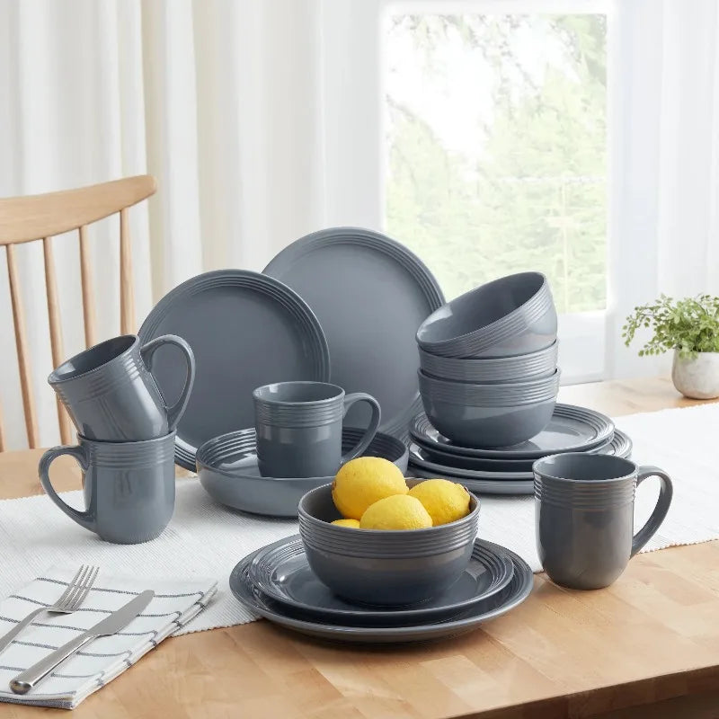 Beautiful 16-piece Tableware set, available in multiple colors