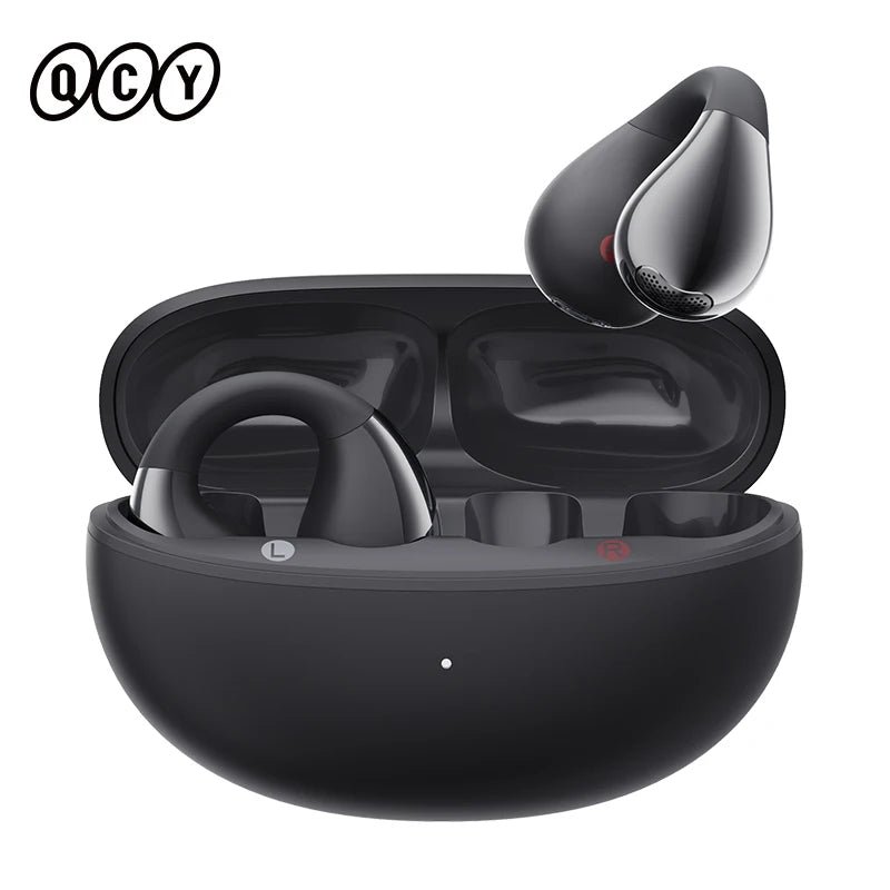 Ear Clip Headphones: Bluetooth 5.4 Wireless, Open Ear Sports TWS Earbuds