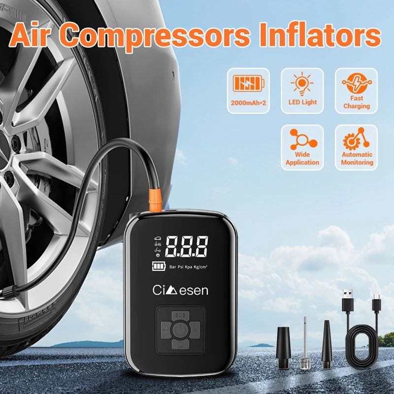 Wireless Air Pump 150PSI Portable Fast Inflation