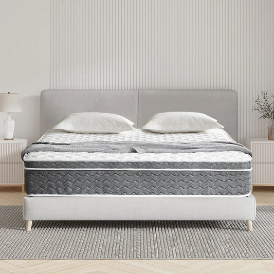 Hybrid Mattress, Fiberglass Free, Medium Feel, Motion Isolation, Mattress in a Box
