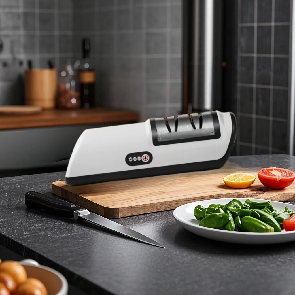 Home Appliance Kitchen Electric Knife Sharpener - Multifunctional Professional Electric Knife Sharpener