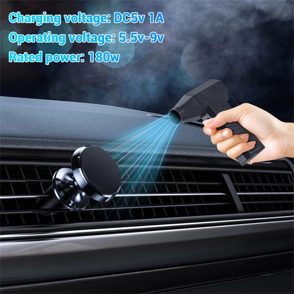 130000RPM Mini Turbo Jet Fan: Air Duster - Adjustable wind speed, Portable Turbo Violent Blower