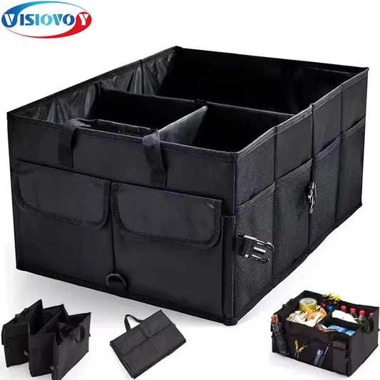 Big Capacity Car Storage Box, Trunk Organizer - Eco-Friendly Super Durable Collapsible Cargo Storage