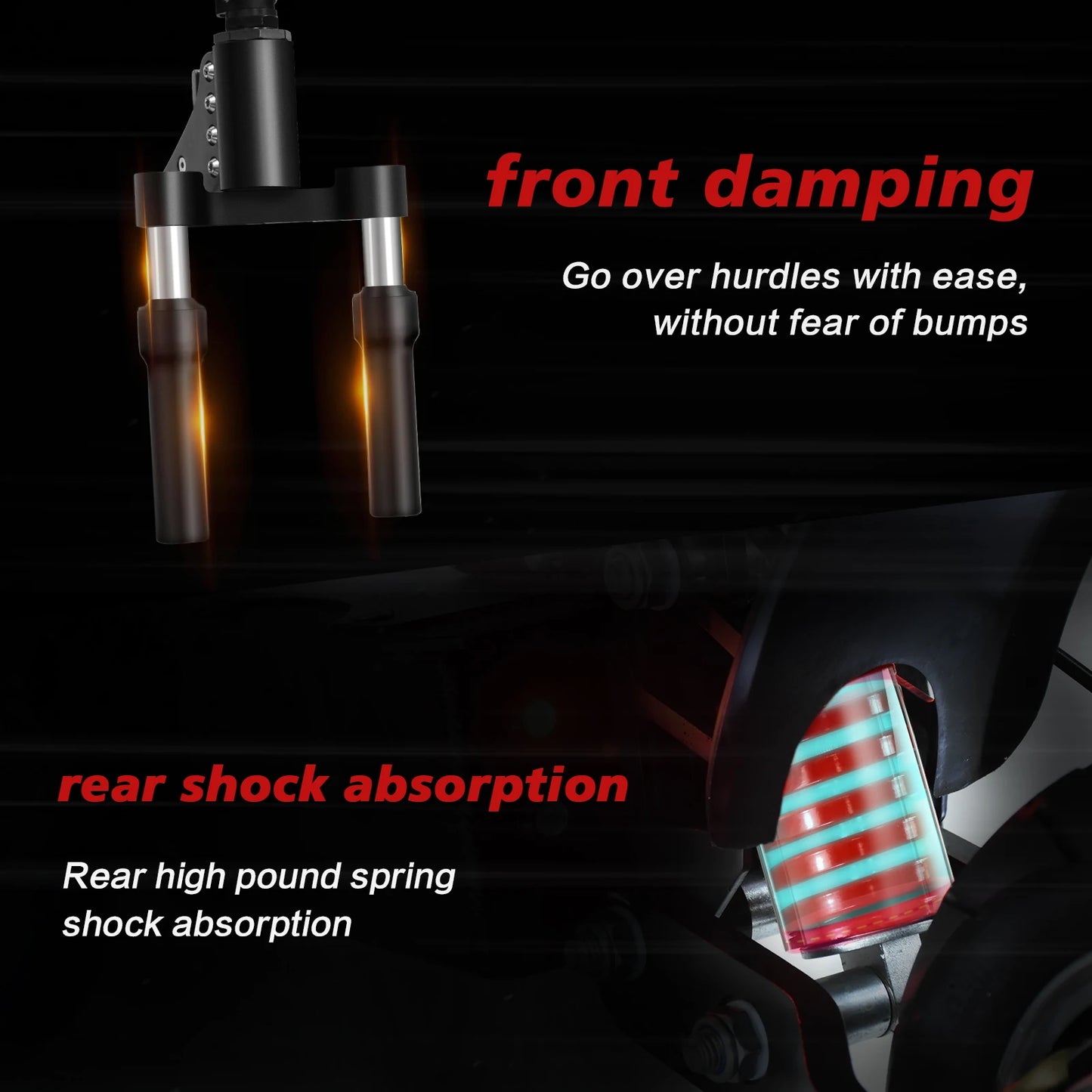High-Speed Off-Road Electric Scooter: 3200W Dual Motor, Long Endurance, Foldable