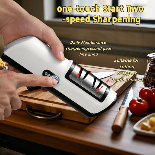 Home Appliance Kitchen Electric Knife Sharpener - Multifunctional Professional Electric Knife Sharpener