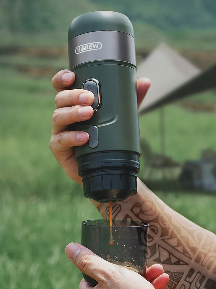 HiBREW Wireless Electric Portable Espresso Coffee Machine: Dolce Gusto Cup Compatible