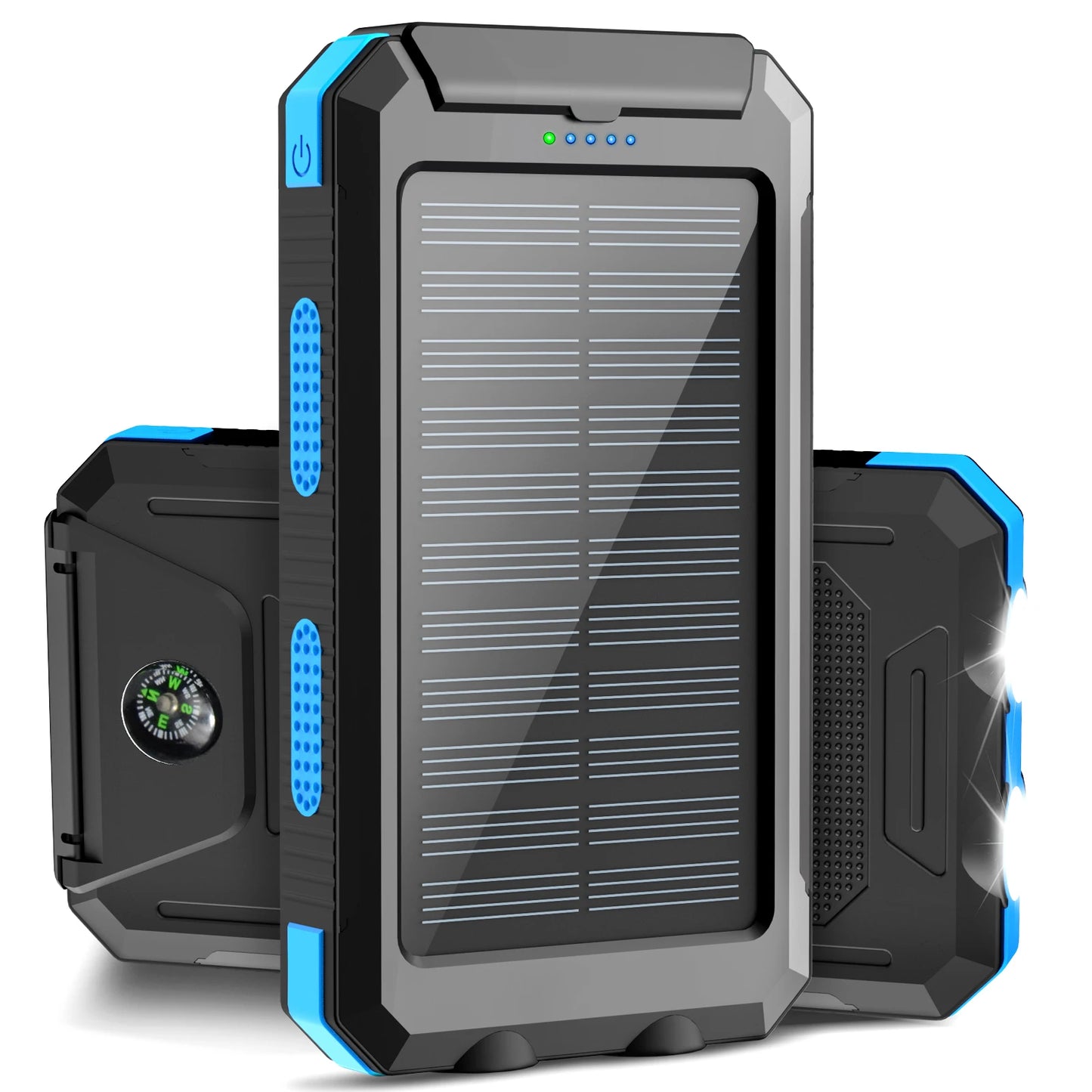Waterproof Outdoor Solar Power Bank: 38800mAh Dual USB Charger