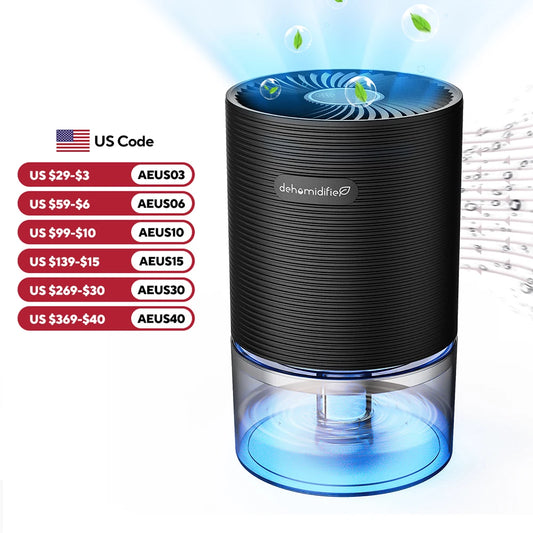 Efficient 25oz Ultra-Quiet Dehumidifier with Auto-Off - Energy Saving