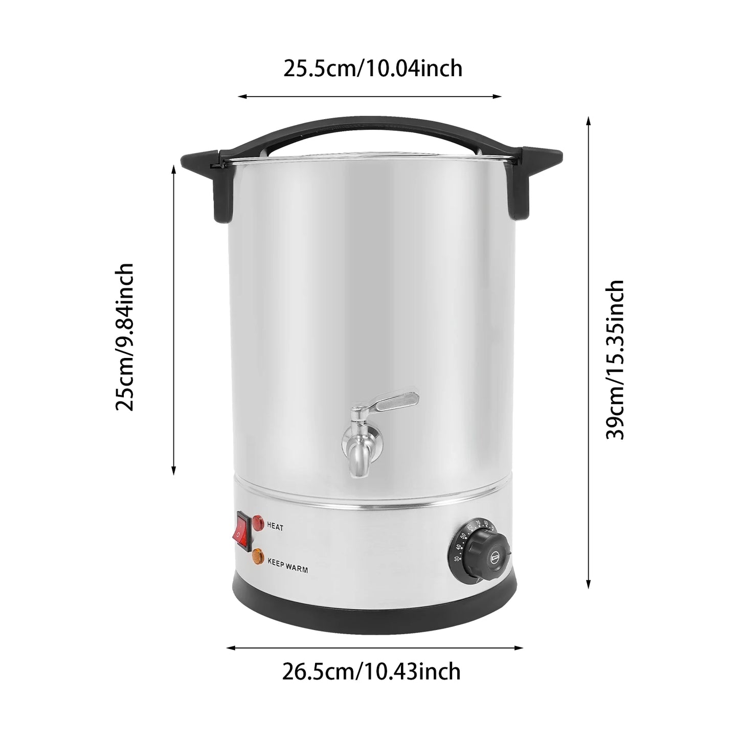Professional Wax Melting Furnace 8/10/12/15L for Candle Making Repair Large Capacity Easy to Use & Clean