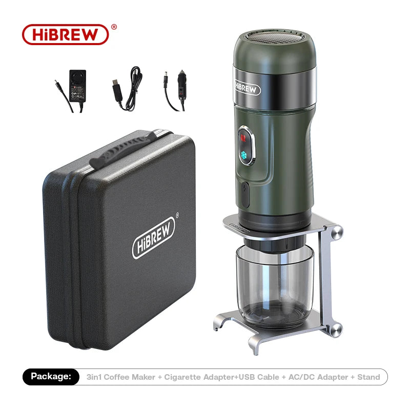 HiBREW Wireless Electric Portable Espresso Coffee Machine: Dolce Gusto Cup Compatible