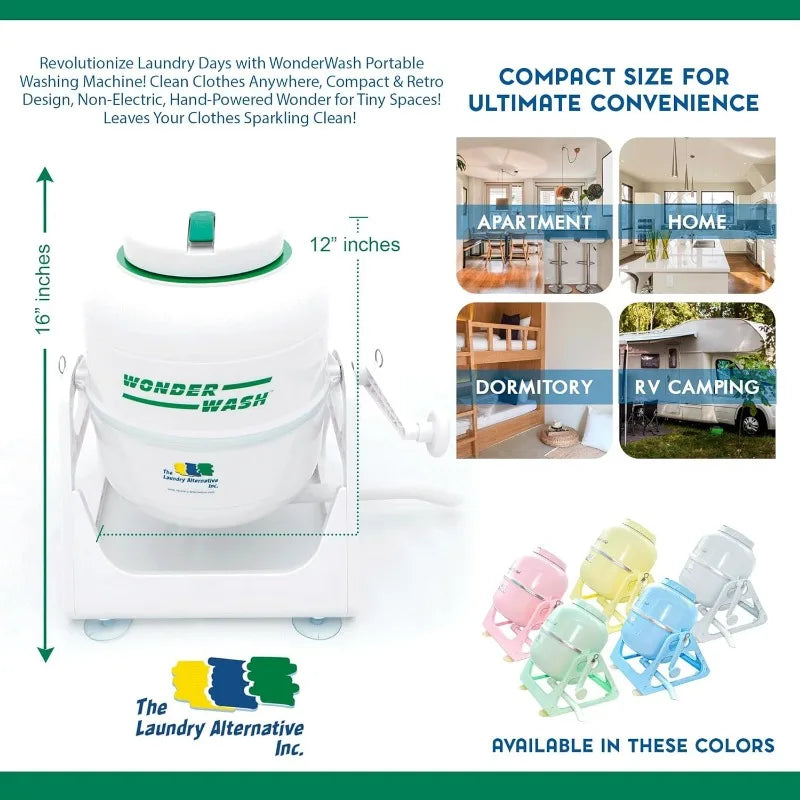 Portable  Mini Washing Machine for Apartment, Dorm, Camping