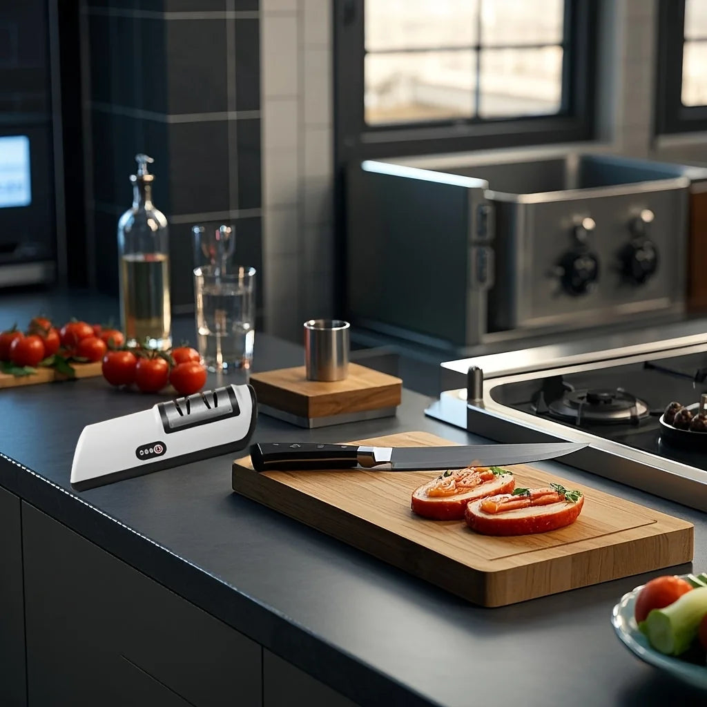 Home Appliance Kitchen Electric Knife Sharpener - Multifunctional Professional Electric Knife Sharpener