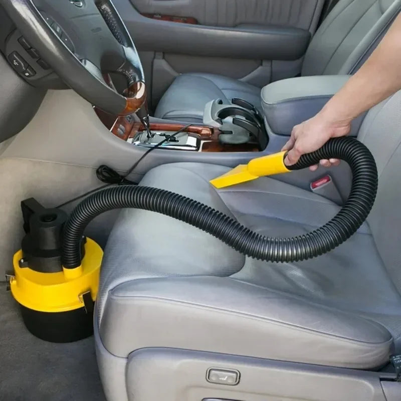 12V High Power Car Vacuum Cleaner: Wet and Dry, Cigarette Lighter Plug