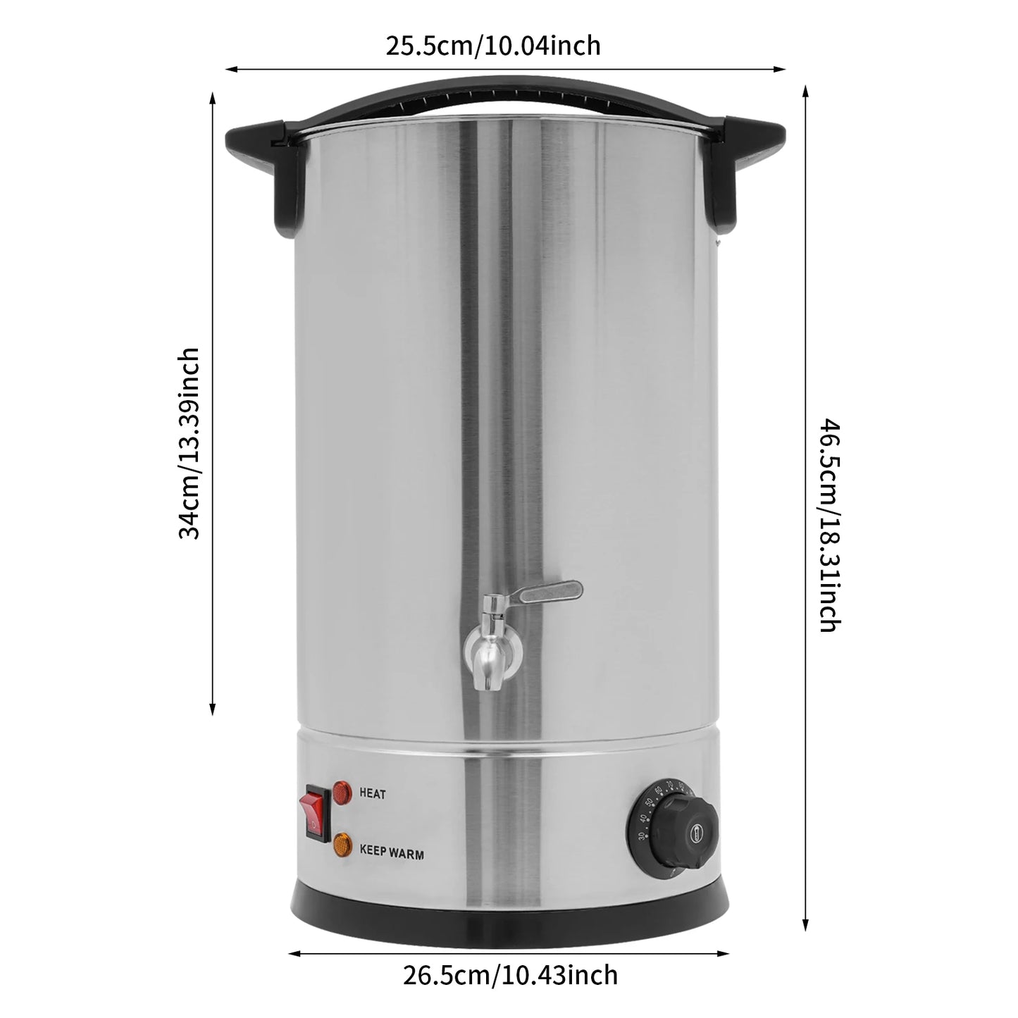 Professional Wax Melting Furnace 8/10/12/15L for Candle Making Repair Large Capacity Easy to Use & Clean