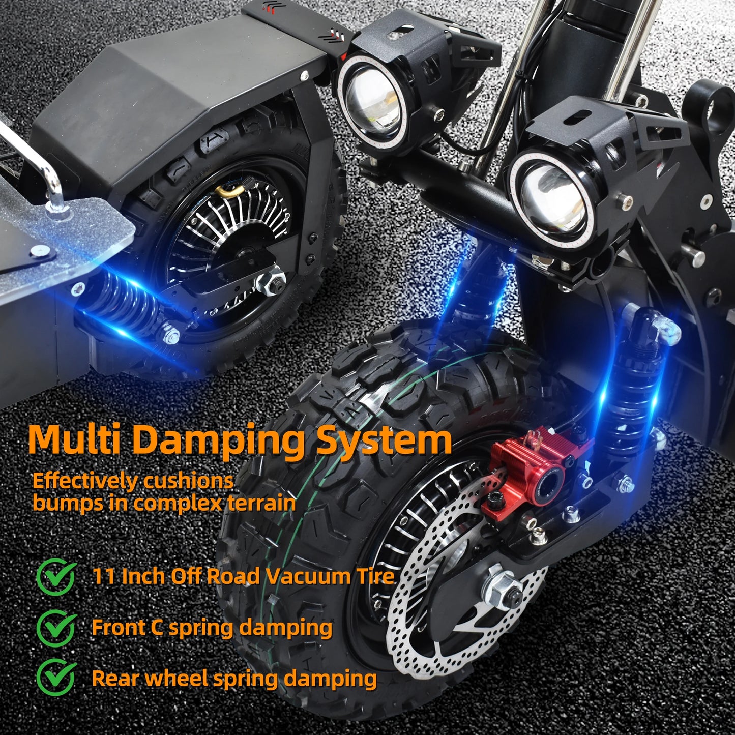 Electric Scooter for Adults, 5600W Dual Motors Up to 50 MPH, Range 50 Miles, 60V, 27Ah, Large Capacity Battery