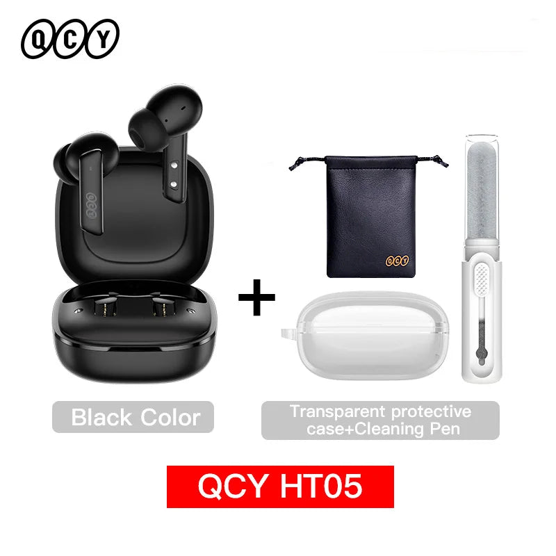 40dB Noise Cancelling Bluetooth 5.2 Headphone, 6 Mic, ENC HD TWS, Transparency Mode