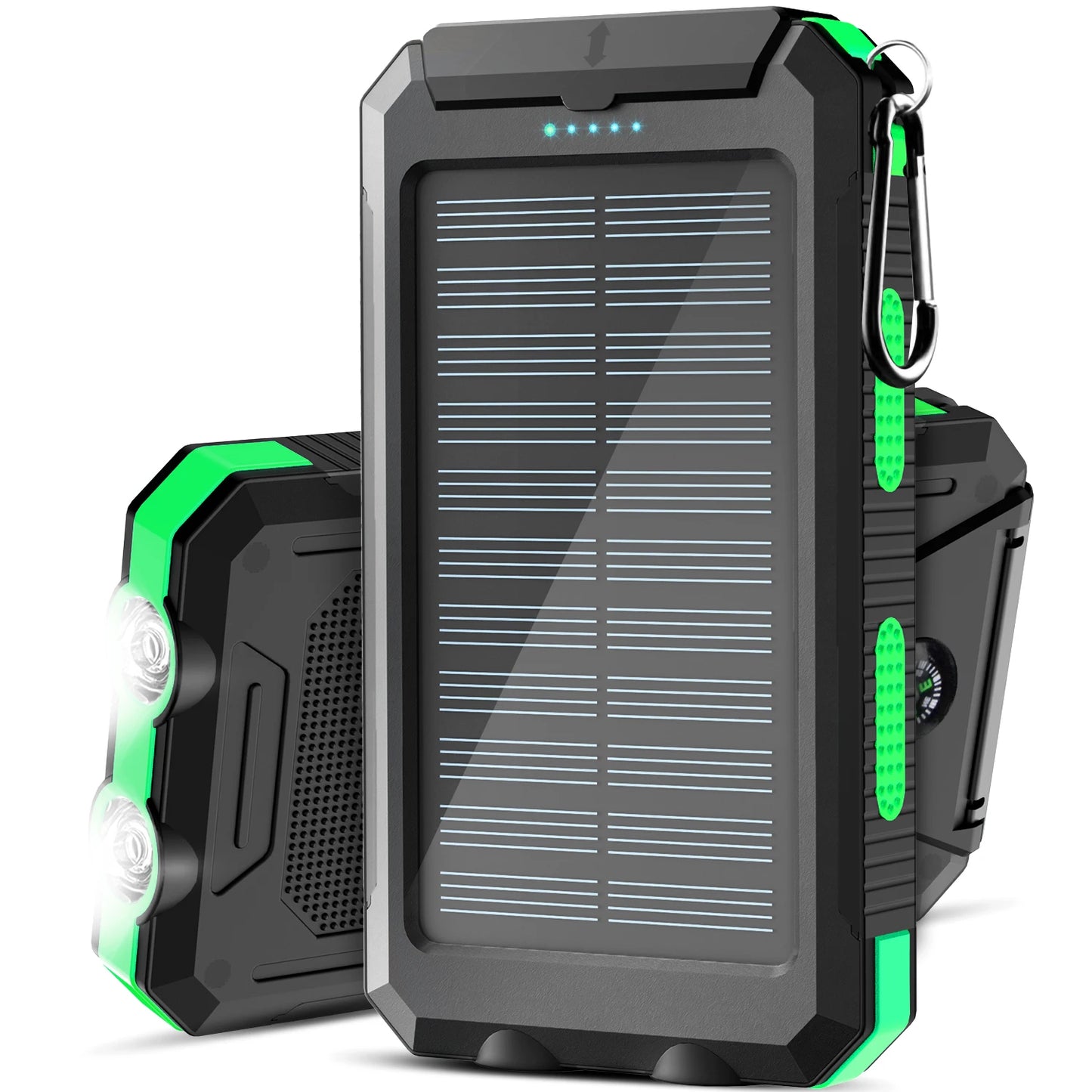 Waterproof Outdoor Solar Power Bank: 38800mAh Dual USB Charger
