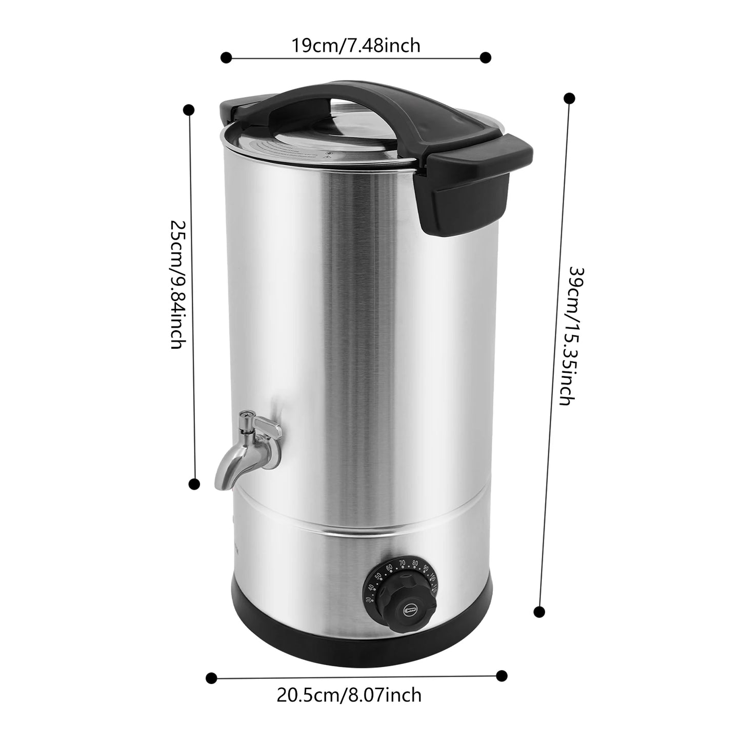 Professional Wax Melting Furnace 8/10/12/15L for Candle Making Repair Large Capacity Easy to Use & Clean