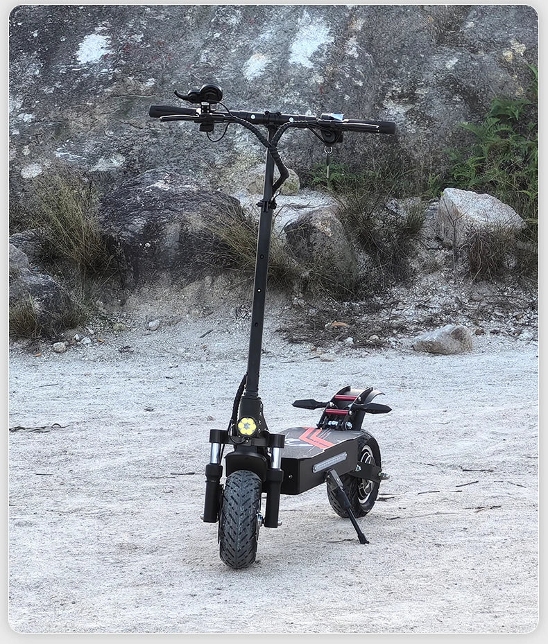 High-Speed Off-Road Electric Scooter: 3200W Dual Motor, Long Endurance, Foldable