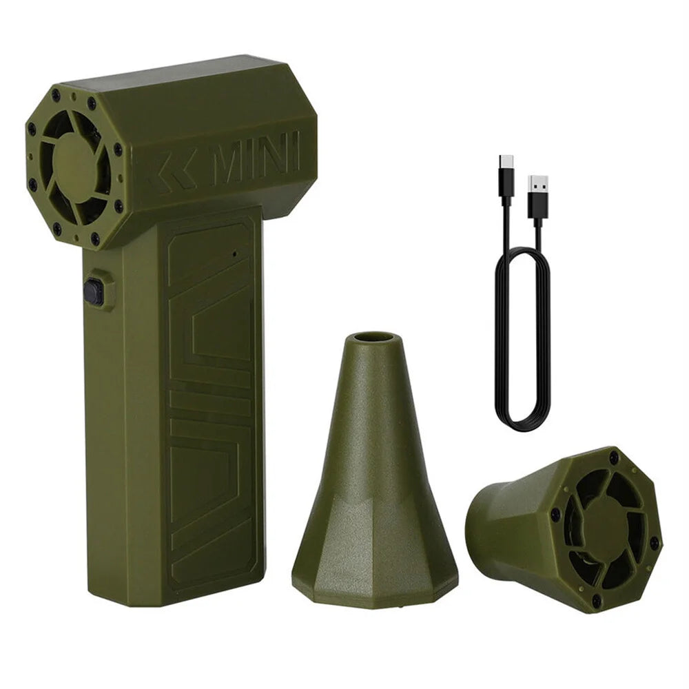 130000RPM Mini Turbo Jet Fan: Air Duster - Adjustable wind speed, Portable Turbo Violent Blower